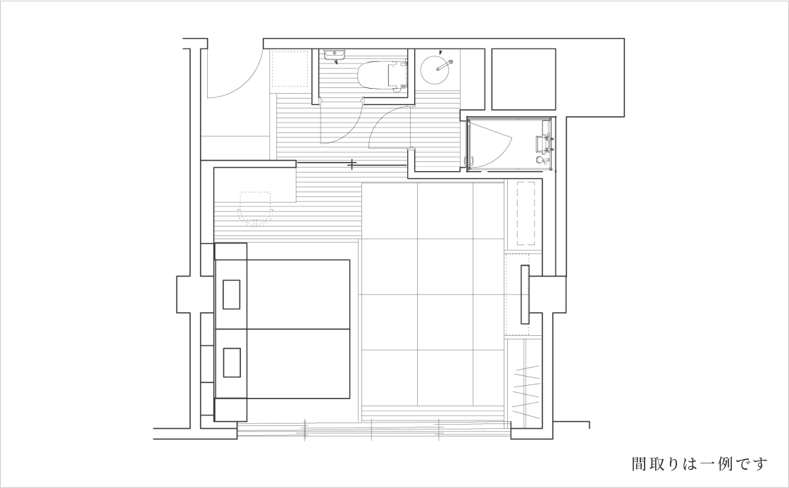 [図面]月想庵（和洋室）